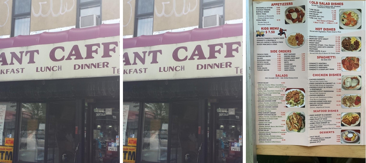 Liberty Grant Caffe Menu